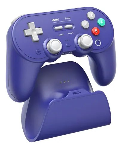 Controlador Bluetooth 8bitdo Pro 3 Para Switch E Pc - Roxo Púrpura