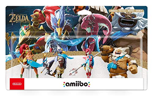 Pack 4 Amiibos - Urbosa / Revali / Mipha / Daruk