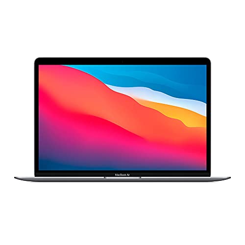 Apple notebook MacBook Air (de 13 polegadas, Processador M1 da Apple com CPU 8‑core e GPU 7‑core, 8 GB RAM, 256 GB) - Cinza espacial (Recondicionado)