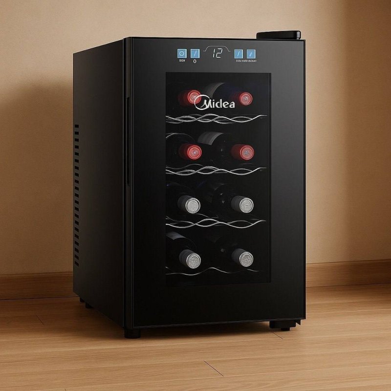 Adega Climatizada de Vinho 8 Garrafas Bivolt Midea + Frete Grátis