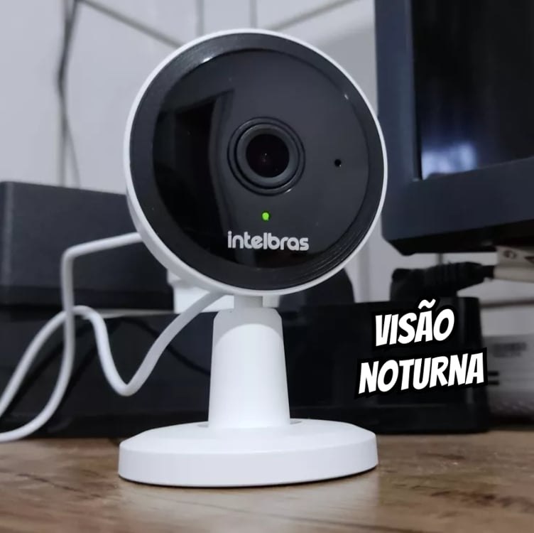 Câmera Interna Wi-fi Full Hd Im1 2mp Branca Intelbras