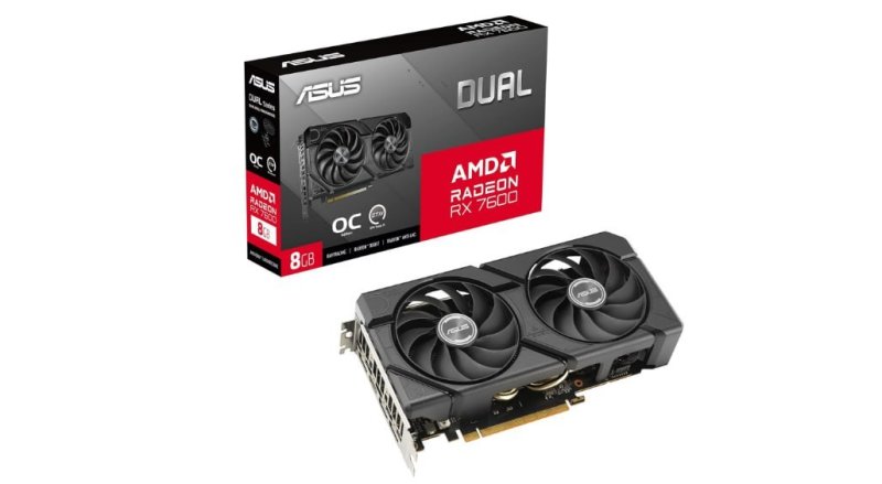 PLACA DE VIDEO ASUS DUAL RADEON RX 7600 EVO OC EDITION 8GB GDDR6 128 BITS - DUAL-RX7600-O8G-EVO