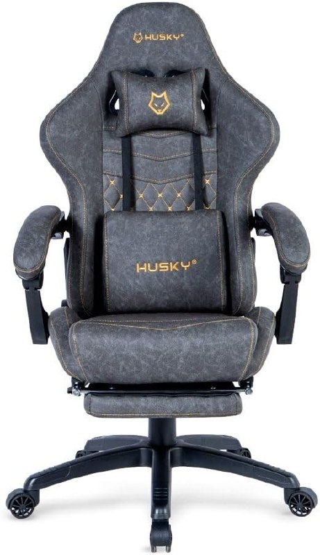 Cadeira Gamer Husky Tempest 700 - Até 145kg, Reclinável 150º, Cinza