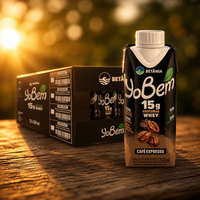 Pack YoBem Bebida Proteica Café Expresso 12 un. 15g