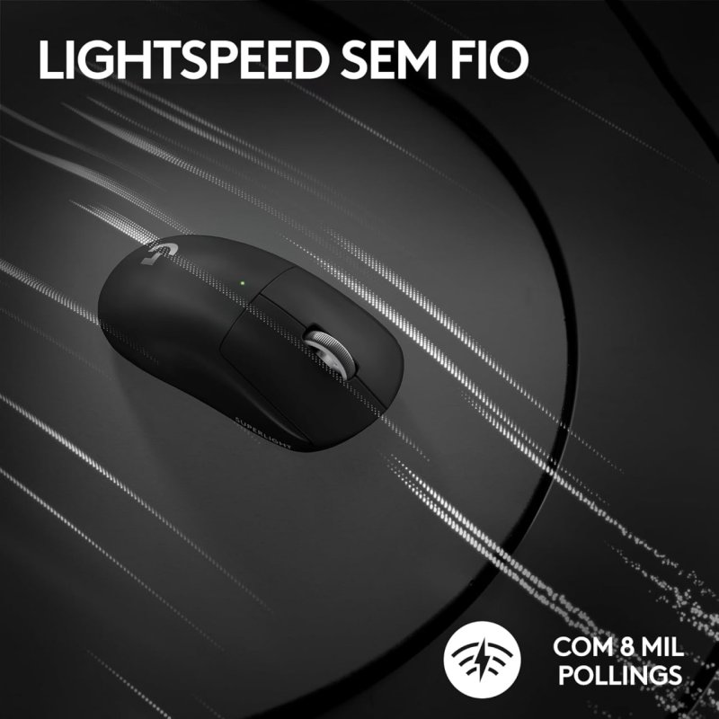 Logitech G PRO X SUPERLIGHT 2 - Mouse Gamer Sem Fio - Sensor HERO 2 44K DPI - Preto