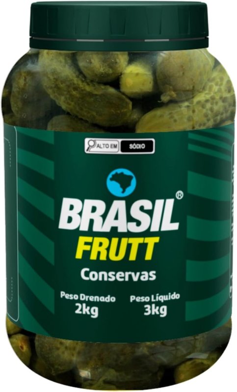 Brasil Frutt Pepino em Conserva balde 2kgs