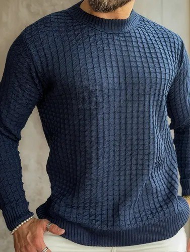 Blusa De Frio Suéter Masculino Lã Tricot