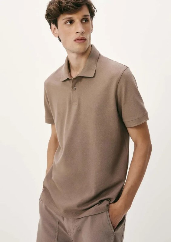 Camisa Polo Básica Masculina Manga Curta Em Piquet Hering