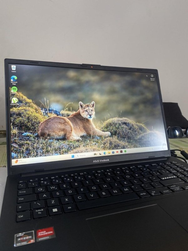 Notebook ASUS VivoBook Go 15 AMD Ryzen 5 7520U 8GB 512GB SSD Mixed Black - E1504FA-NJ732