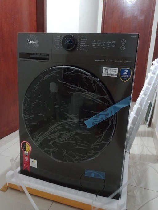 Lava e Seca 10,5kg Titanium Inverter Midea