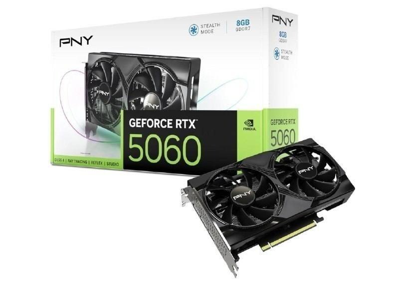 PNY Placa gráfica GEFORCE RTX™ 5060 8GB Dual Fan DLSS 4