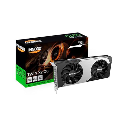 Gpu INNO3D Geforce RTX 5070 TWIN X2 OC 12GB 192BITS GDDR7 N50702-12D7X-195064N
