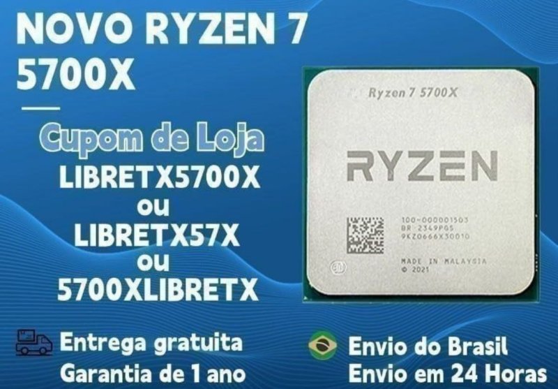 Ryzen 7 5700x NOVO