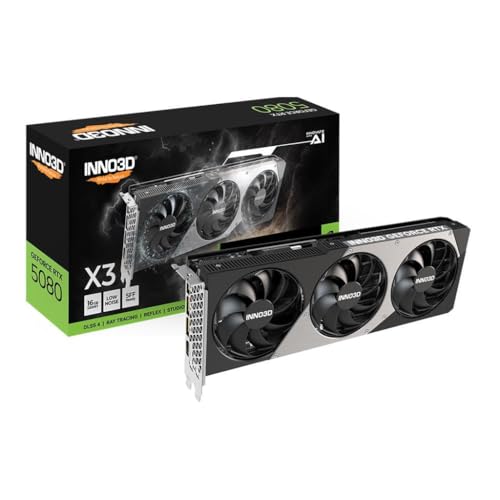 Inno3D Placa de vídeo Nvidia GeForce RTX 5080 x3 16GB