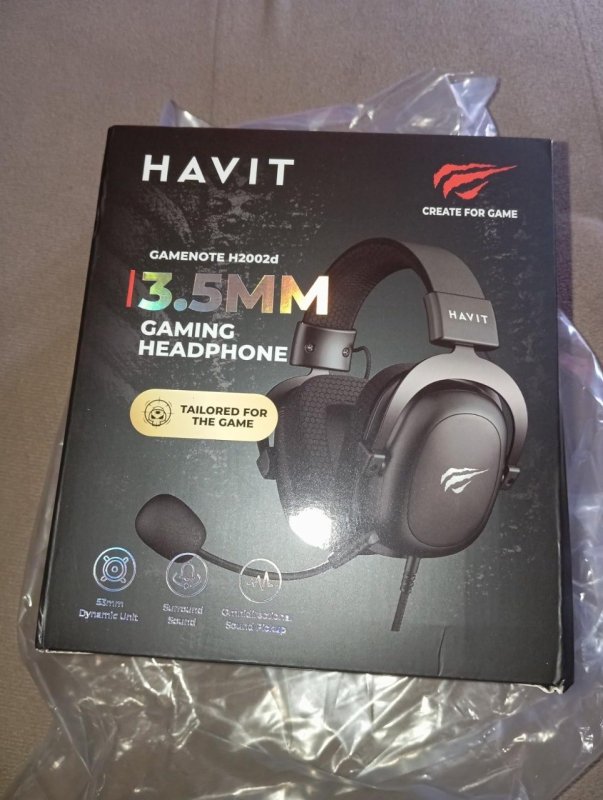 Fone Havit Headphone Fone de Ouvido H2002d, Gamer, com Microfone