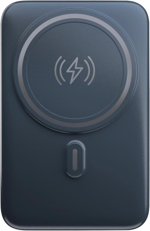 Geonav Power Bank 10.000mAh - Carregamento Rápido MagSafe - Cinza