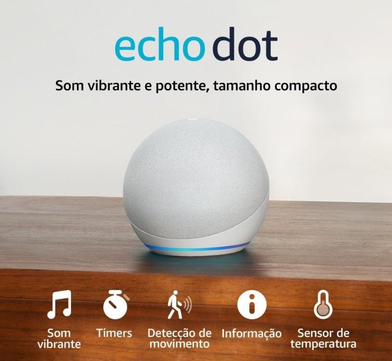 Echo Dot (Geração mais recente) com acesso antecipado à Alexa+