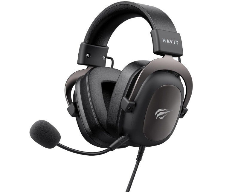 Havit Headphone Fone de Ouvido H2002d, Gamer, com Microfone, Falante 53mm, Plug 3, 5mm