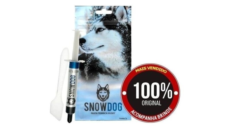 Pasta Térmica SnowDog Husky 1g / 3g Com Adesivo Original