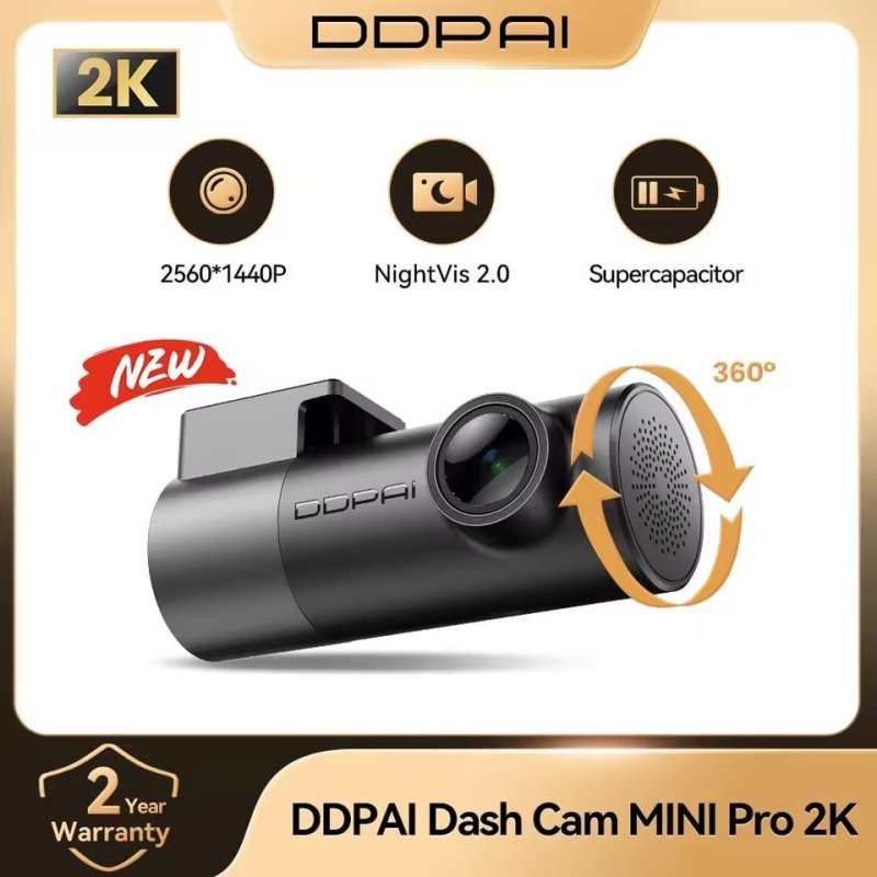 DDPAI MINI Pro 2K 1440P Dash Camera WiFi DVR