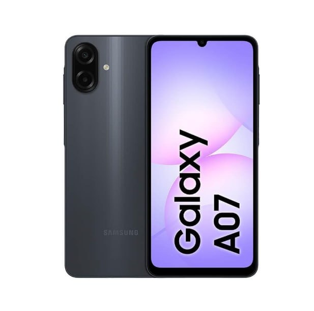 Celular Samsung Galaxy A07 128GB, 4GB, Preto