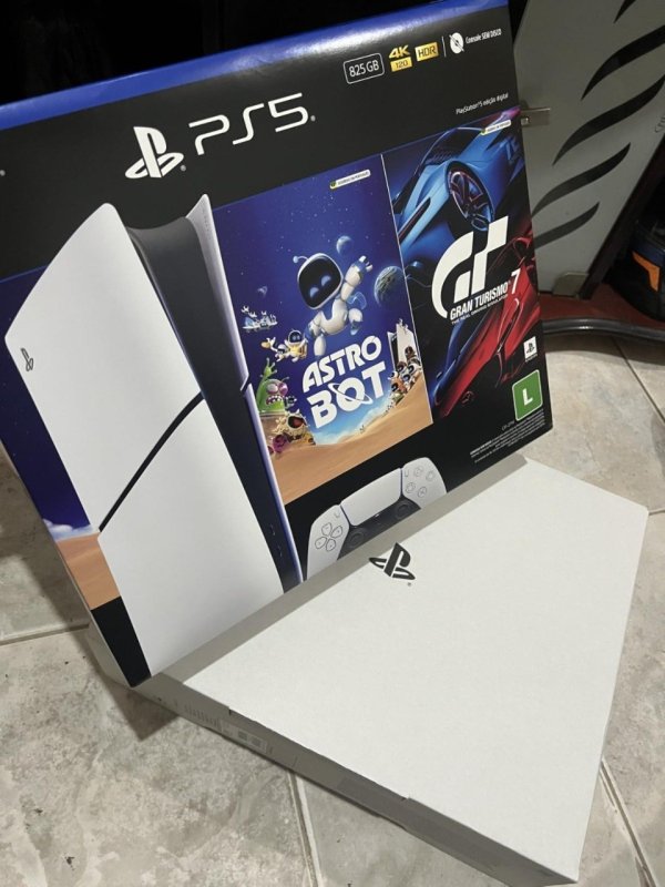 PlayStation®5 Slim Digital 825GB – Pacote ASTRO BOT e Gran Turismo 7 + Frete Grátis