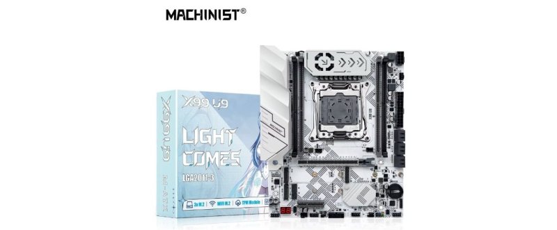Machinist X99 U9, Quad Channel, 3x NVMe, Suporte ao TPM 2.0 e Secure Boot