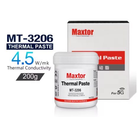 2X Potão Pasta térmica Maxtor MT-3206 200g 4.5W/m.k
