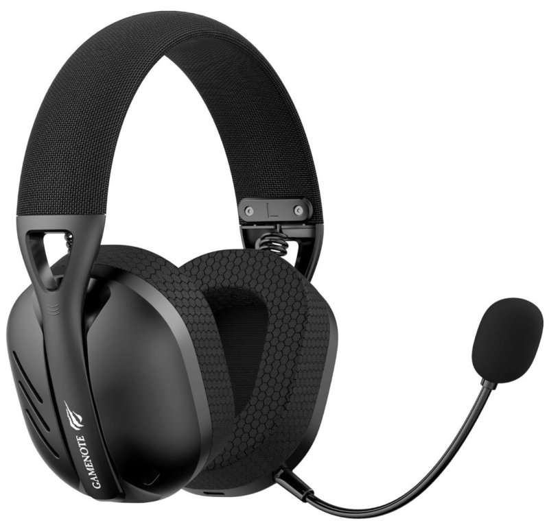 Havit Fone de Ouvido Headset Gamer Fuxi-H3 Black Com Fio e Sem Fio, Wireless 2,4GHz, Bluetooth, Cabo USB-C