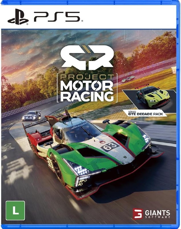 Project Motor Racing - PlayStation 5 + Frete Grátis