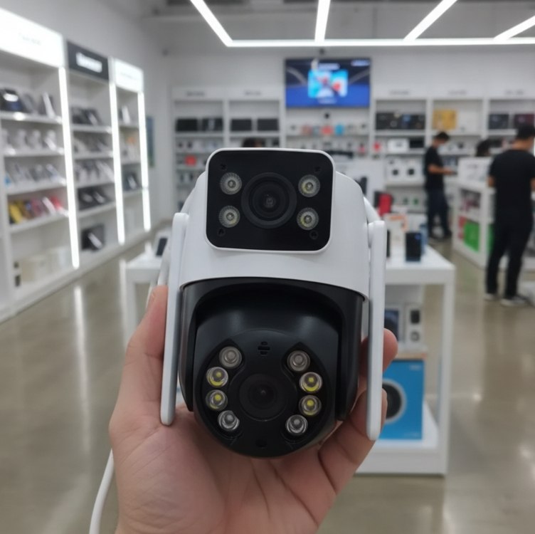Câmera Segurança Ip Externa Wifi A28 App Icsee À Prova Dágua