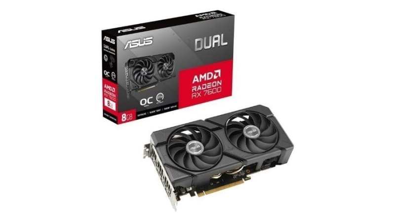 Placa de Vídeo ASUS Radeon RX 7600 EVO, 8GB, GDDR6