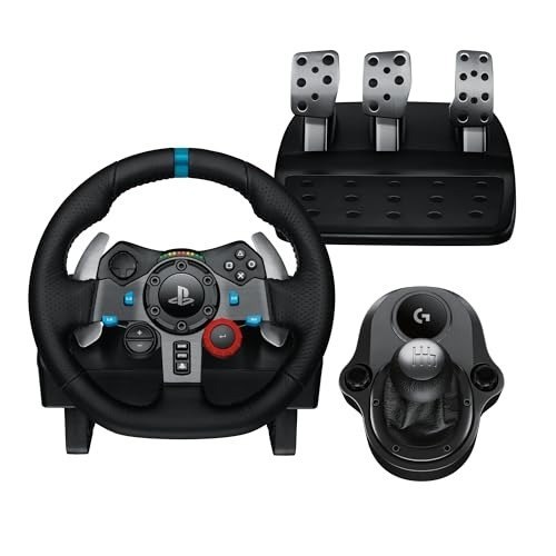 Combo Volante, Pedais e Cambio Logitech G29 SE Driving Force para PS5, PS4, PS3 e PC