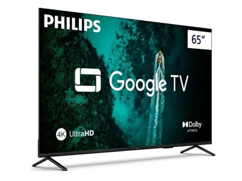 Smart TV Philips LED 65 Polegadas 4K UHD ST, PUG7419/78