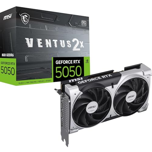 GPU NV RTX5050 8GB GDDR6 128BITS VENTUS 2X OC MSI 912-V538-010