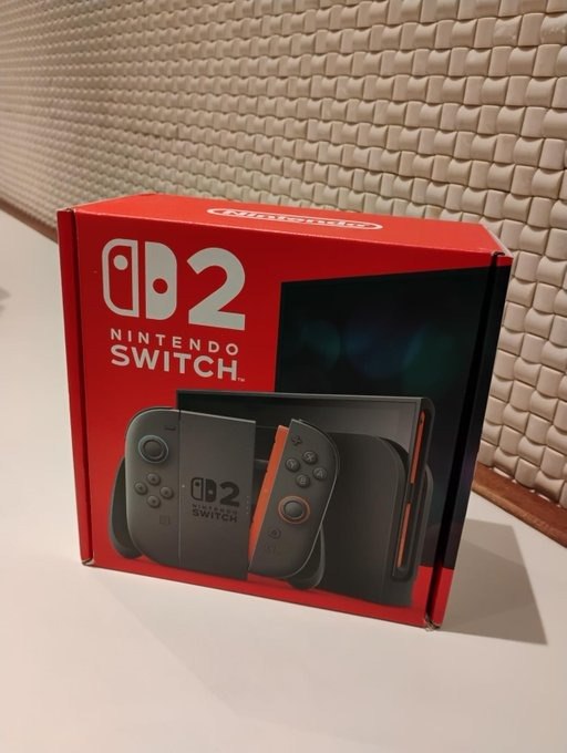 Nintendo Switch 2 com dois cupons