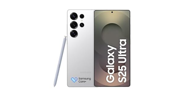 Celular Samsung Galaxy S25 Ultra 5G, 256GB, 12GB RAM, Câmera Quádrupla de 200+50+10+50, Tela Grande de 6.9", Titânio Prata