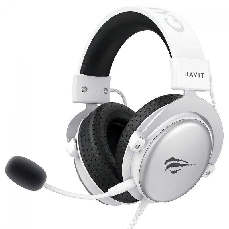 Fone De Ouvido Gamer Headset Havit H2015d Pc Consoles Branco