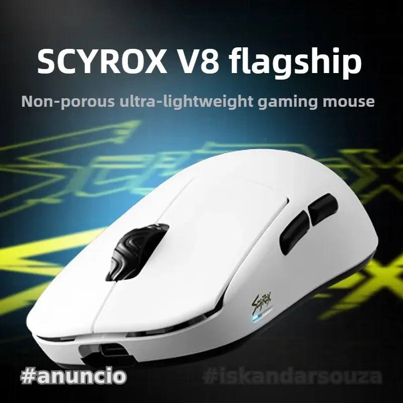 SCYROX V8 8K Wired And Wireless Ultra-Lightweight 36g Gaming Mouse