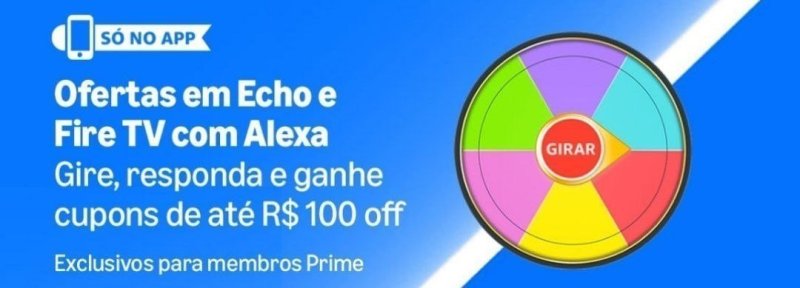 Roleta Amazon no APP