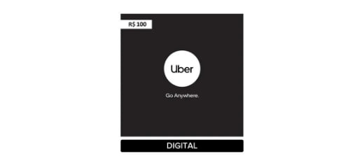 Uber Gift Card R$100 (digital)