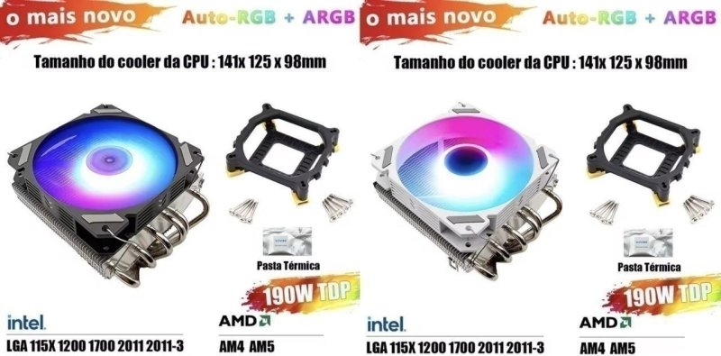 CPU cooler Wovibo Low profile 6 heatpipes