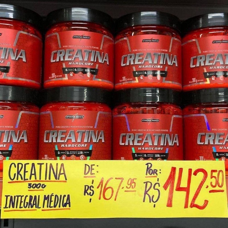 Creatina 100% Pura 300g Integralmedica - Força e Performance