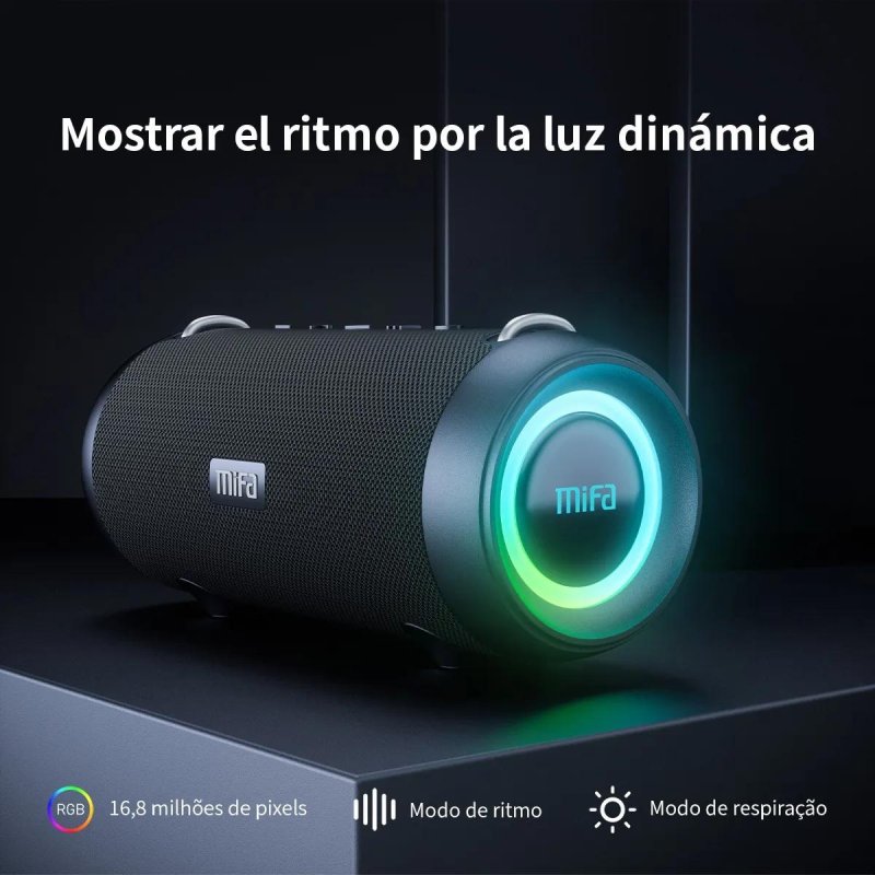 Caixa de Som Bluetooth Mifa A90, 60W, Preta
