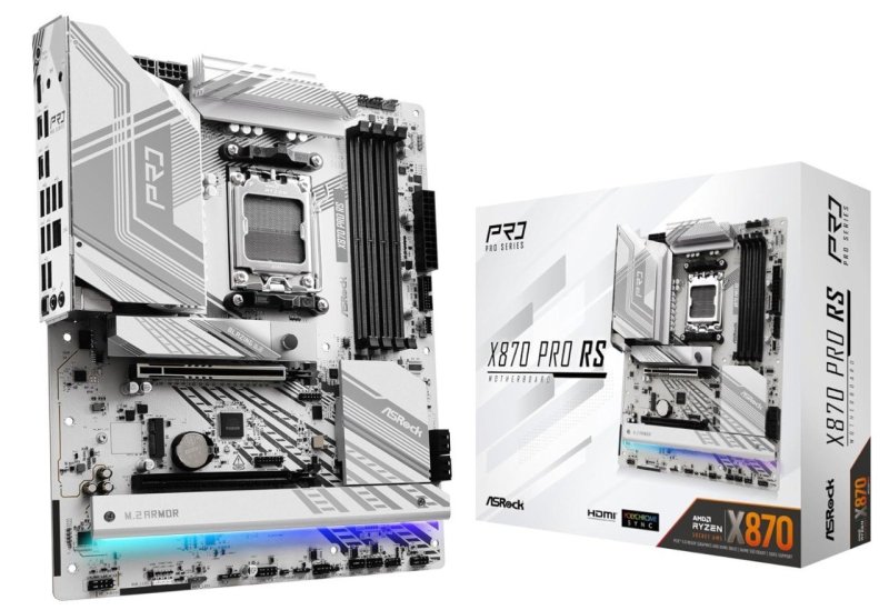 ASRock Placa mãe X870 Pro RS AMD Ryzen Socket AM5 ATX DDR5
