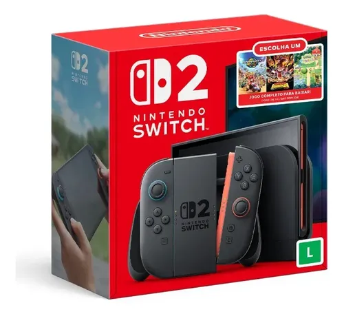 Bundle Nacional Nintendo Switch 2 + Escolha seu jogo