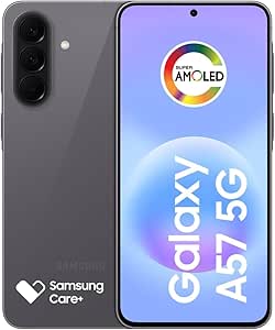 Celular Samsung Galaxy A57 5G 128GB, 8GB RAM, Recursos AI (Cinza)