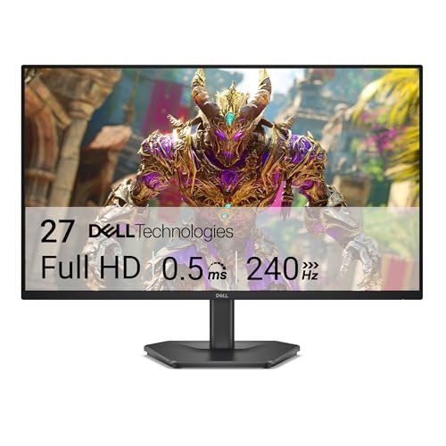 Monitor Dell 27" Full HD (1920 x 1080) - 240Hz - IPS, 99% sRGB, TÜV 3 Estrelas, Conforto Ocular - SE2726HG