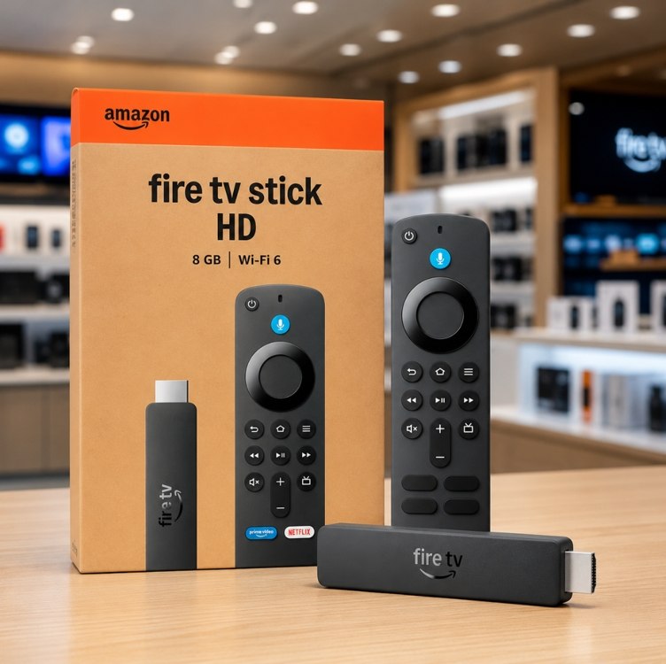 Fire Tv Stick Hd Amazon 8 Gb Wifi-6 Com Alexa (novo Modelo)