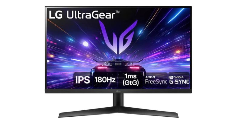 Monitor Gamer LG UltraGear 27” 27GS60F-B IPS Full HD 180Hz 1ms (GtG) NVIDIA® G-SYNC® AMD FreeSync™ HDR10 sRGB 99% HDMI DisplayPort